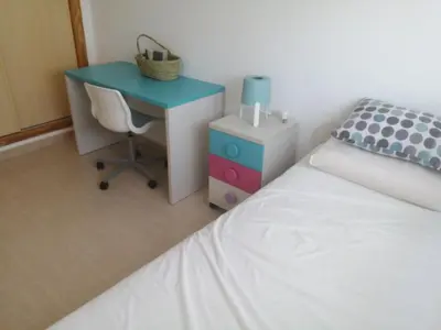 Cama o camas de una habitación en Casa tranquila en pleno centro