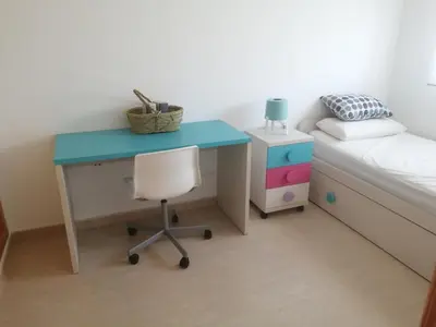 Cama o camas de una habitación en Casa tranquila en pleno centro