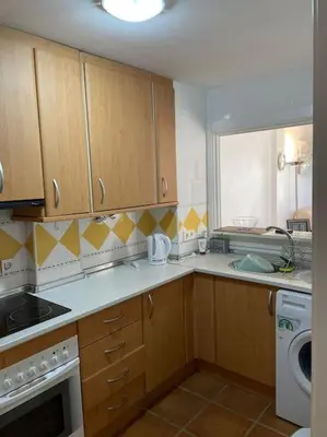 Una cocina o zona de cocina en Peaceful Apartment in the Spirit of Mojacar