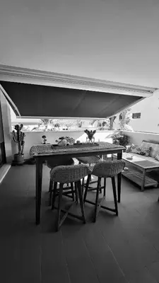 Un restaurante o sitio para comer en Apartamento Alma
