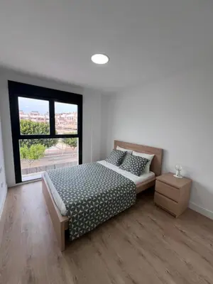 Cama o camas de una habitación en Ático Toyo golf