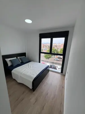 Cama o camas de una habitación en Ático Toyo golf