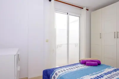 Cama o camas de una habitación en Apartamento La Puntica