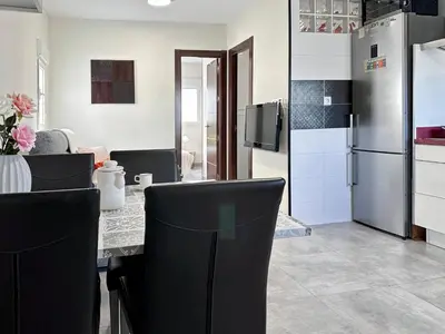 Una cocina o zona de cocina en Brisa Marina