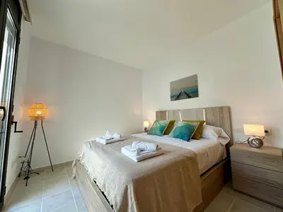Cama o camas de una habitación en Casa Oceania