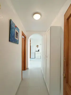 Plano de Apto Roquetas con terraza, a 1min de la playa, garaje y piscina
