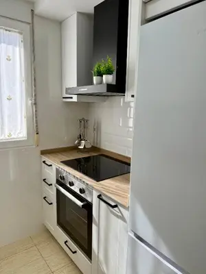 Una cocina o zona de cocina en La Terraza de Torremari - Nudista - Vera Playa
