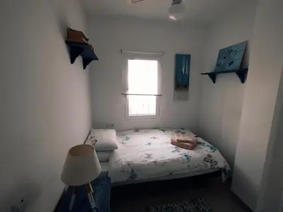 Cama o camas de una habitación en Modern Seaview Apartment - Mojacar Beach