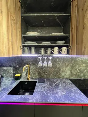 Una cocina o zona de cocina en Lujo en el centro con parking privado 2