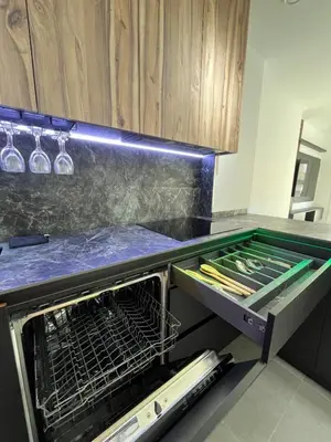 Una cocina o zona de cocina en Lujo en el centro con parking privado 2