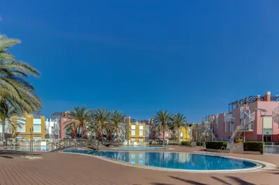 Piscina en o cerca de Apartamento Mar del Sur Vera Playa- jacuzzi privado todo el año