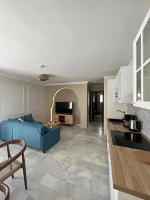 Una cocina o zona de cocina en LA CASITA VERDE- cerca de la playa y con piscina abierta todo el año