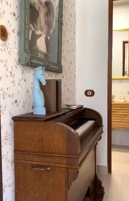 Cama o camas de una habitación en La Casa de Lorca en Almería