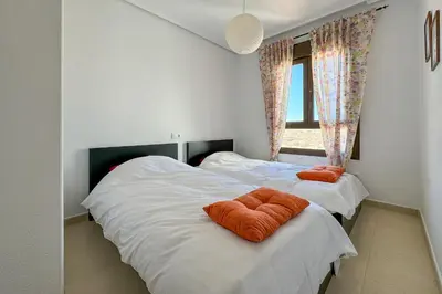 Cama o camas de una habitación en R2303 Pueblo Barea Vera Playa Almería