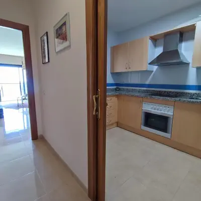 Una cocina o zona de cocina en el mirador de aguadulce