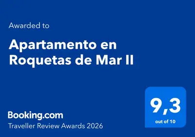Certificado, premio, señal o documento que está expuesto en Apartamento en Roquetas de Mar II