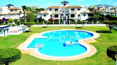 Piscina en o cerca de Apartamento en planta baja Veramar 5 primera línea de playa