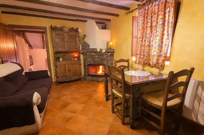 Zona de estar de Romantic house for 2 or 4 people with jacuzzi