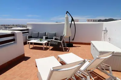 Un balcón o terraza de Casa Flamenco, ático de lujo.