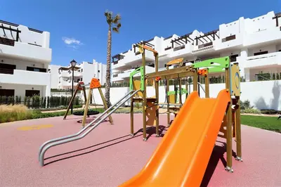 Zona de juegos infantil en Casa Flamenco, ático de lujo.