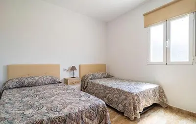 Cama o camas de una habitación en 2 - Casa La Picacha con piscina Climatizada