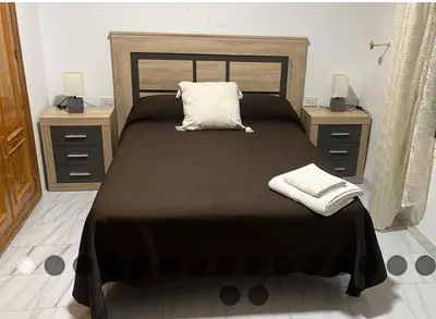 Cama o camas de una habitación en 2 - Casa La Picacha con piscina Climatizada