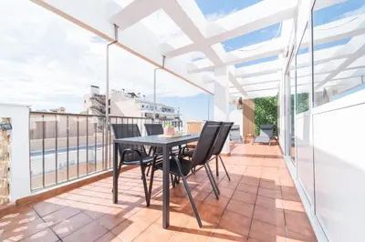 Un balcón o terraza de Expoholidays - Ático Cartagena 7
