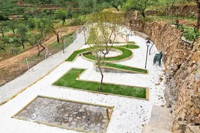 Jardín al aire libre en romantic house for 2 people with jacuzzi