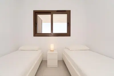 Cama o camas de una habitación en Claro que si