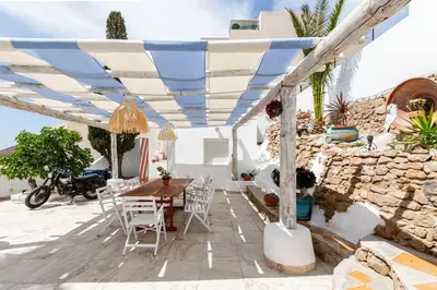 Un patio o zona al aire libre en Casa Capricho
