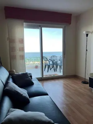 Zona de estar de Ático con vistas al mar