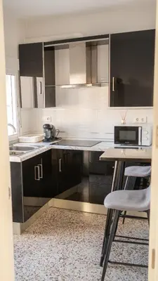 Una cocina o zona de cocina en Piso Centro de Almería