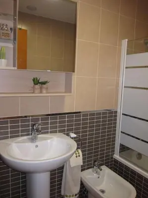 Un baño de Apartamento en El Toyo - Playas del Cabo