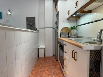 Una cocina o zona de cocina en Apartamento Las Garzas - Vera Playa