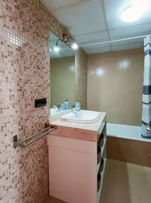 Un baño de Toyo Alcazaba Suites Gran terraza y vistas, 2Hab, piscina y garaje