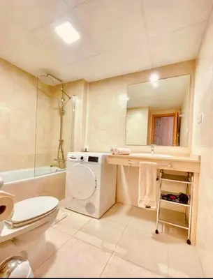 Un baño de Villa Laguna