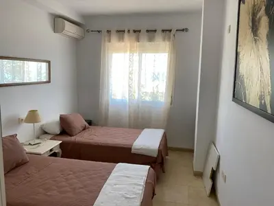 Cama o camas de una habitación en Apto Calle España