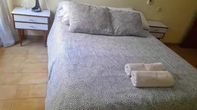 Cama o camas de una habitación en Apartamento Montserrat