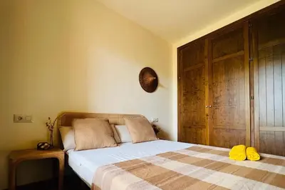 Cama o camas de una habitación en Casa Mediterránea Golf Vera y playa