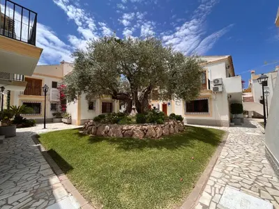 Jardín al aire libre en Vera Playa Vera Beach