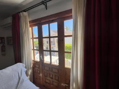Cama o camas de una habitación en Vera Playa Vera Beach