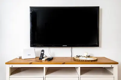 Una televisión o centro de entretenimiento en Elegant Apartment in Vera