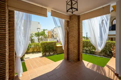 Jardín al aire libre en Elegant Apartment in Vera