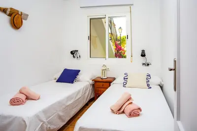 Cama o camas de una habitación en Elegant Apartment in Vera
