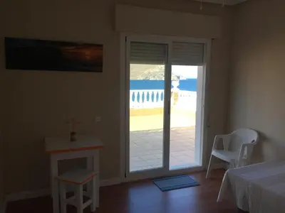 Cama o camas de una habitación en CASA en la CALILLA SAN JOSE