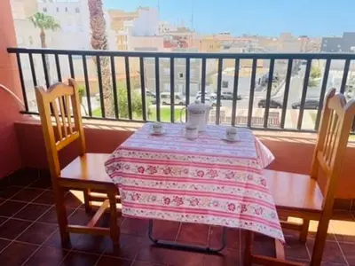Un balcón o terraza de Castillo Suites, Vivienda con Fines Turísticos El Castillo de Roquetas