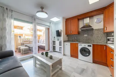Una cocina o zona de cocina en Buenavista Beach