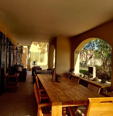 Zona de estar de Cortijo Blanco Turre detached villa with two swimming pools