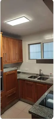 Una cocina o zona de cocina en Apartamento Aguadulce Sur