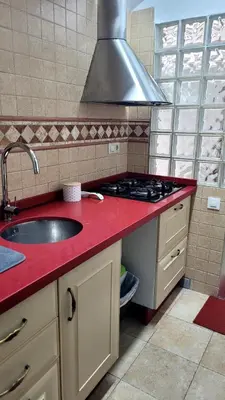 Una cocina o zona de cocina en Apartment Turquesa - Almería